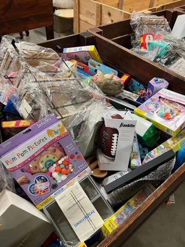 brand new liquidation box from Amazon and Target large