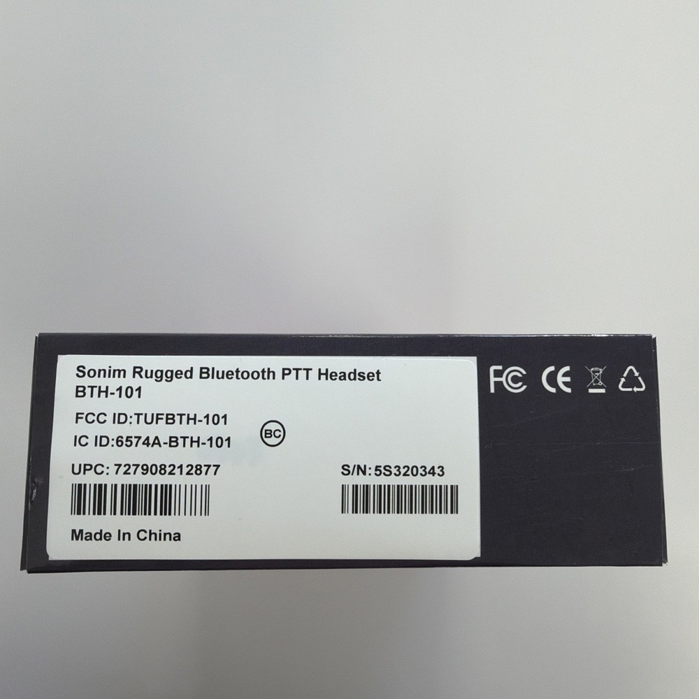 sonim rugged bluetooth ptt headset