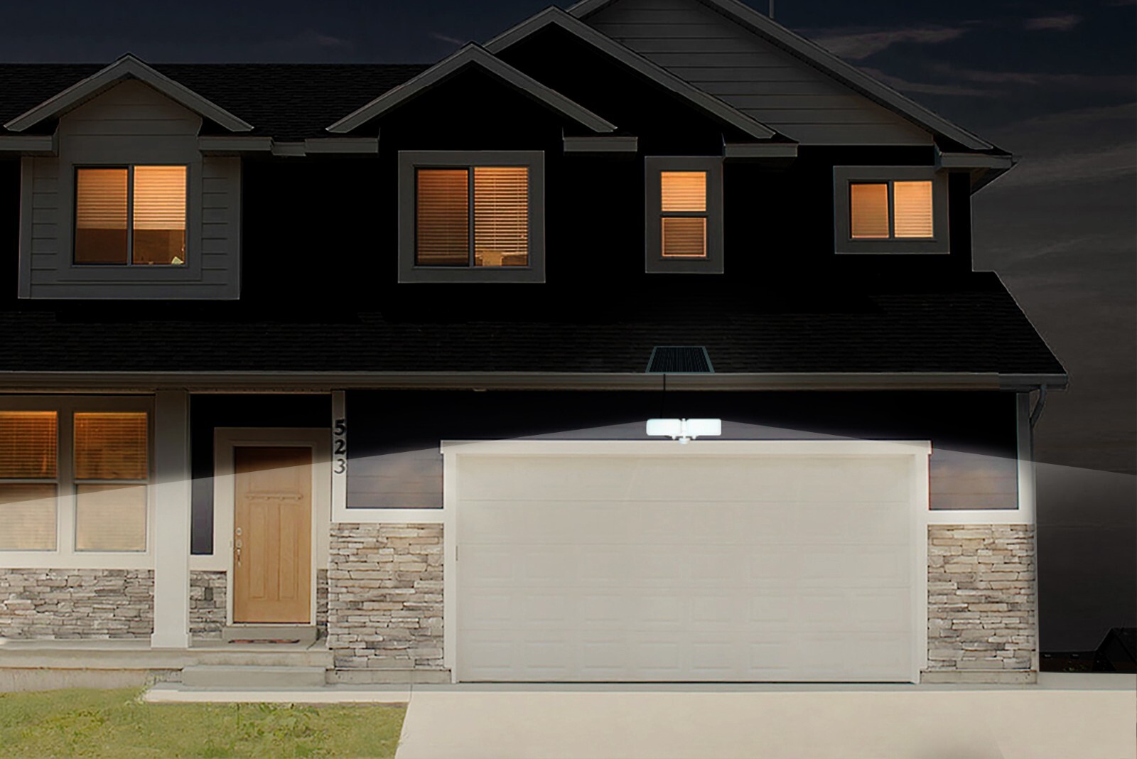 Solar AI-SMART Motion Sensor All-Night Illuminate 10W/1200LM Security light