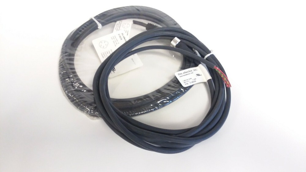 IFM Efector Cable E18026, 4M, 5 Pole, Straight