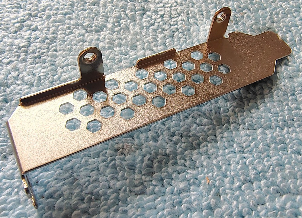 Low Profile Vented Metal PCIe Bracket for ASM1061 SATA Storage Controller Card