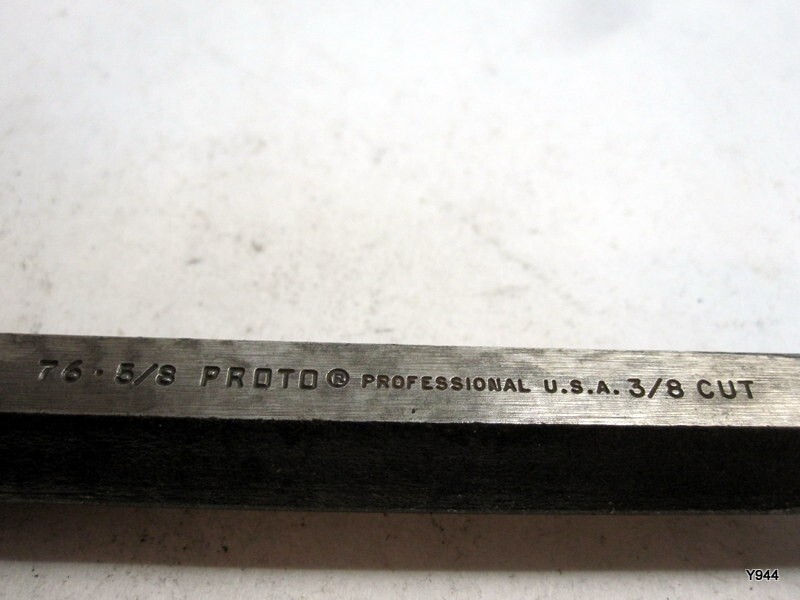 Proto Tools 76 5/8 Professional Cold Chisel 3/8 Cut