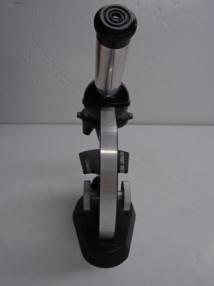 Vintage "GILBERT" MICROSCOPE CASE+SCOPE+(14) SLIDES+1963 "SKIL CRAFT" MANUAL