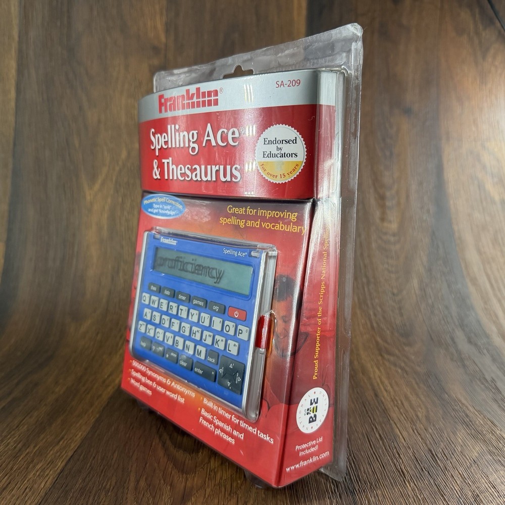 Franklin Spelling Ace & Thesaurus New & Sealed