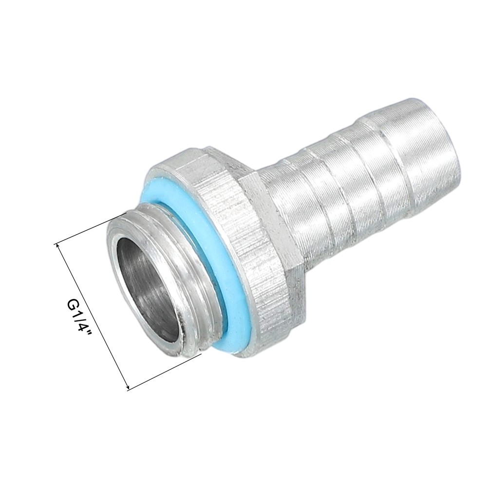 8pcs G1/4 Fitting, G1/4 Thread with 9mm OD Nozzle