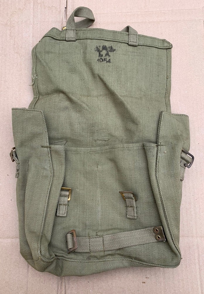 Belgian Army Canvas Field Pack Bag