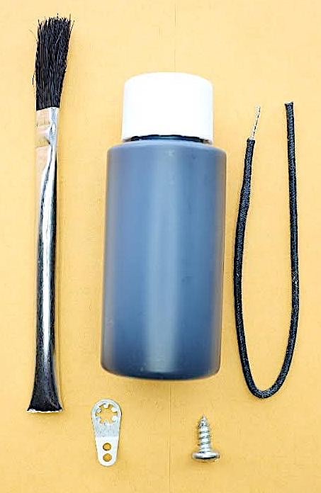 Professional Electronic  Shielding Paint w/Grounding Lug Wire, Brush Conductive