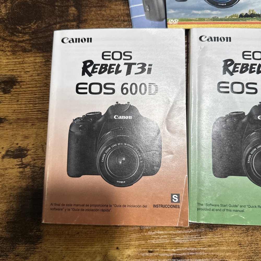 Genuine Canon EOS Rebel T3i EOS 600D User Manual