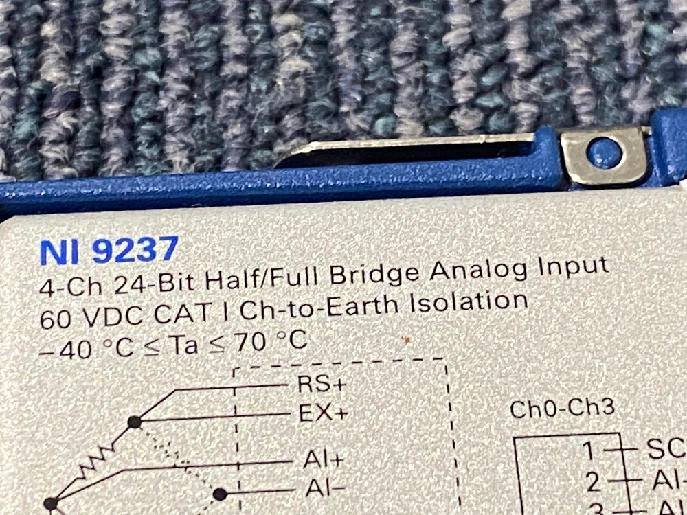 National Instruments NI 9237 cDAQ Strain / Bridge Input Module 198859D-01L