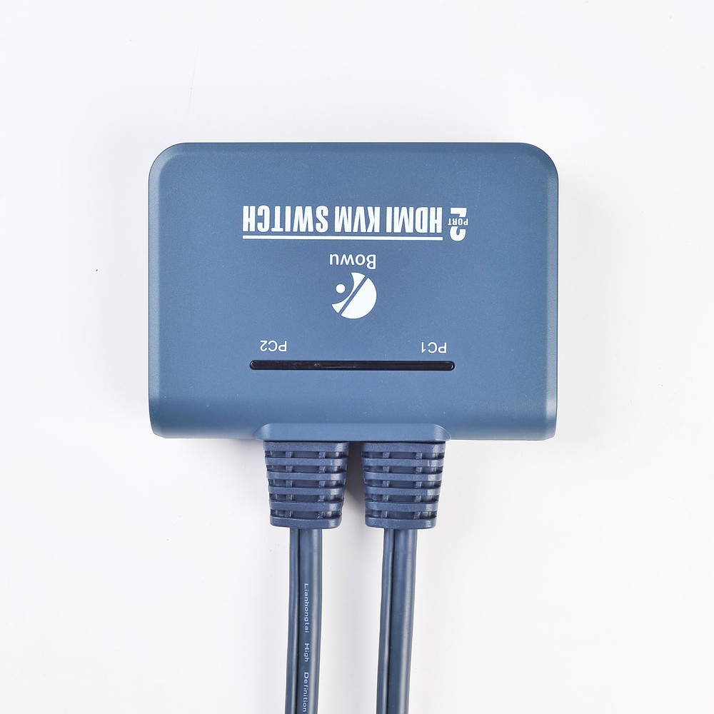 Dual Port HDMI-compatible KVM USB Switch Switcher a Single Console f 2 Computer