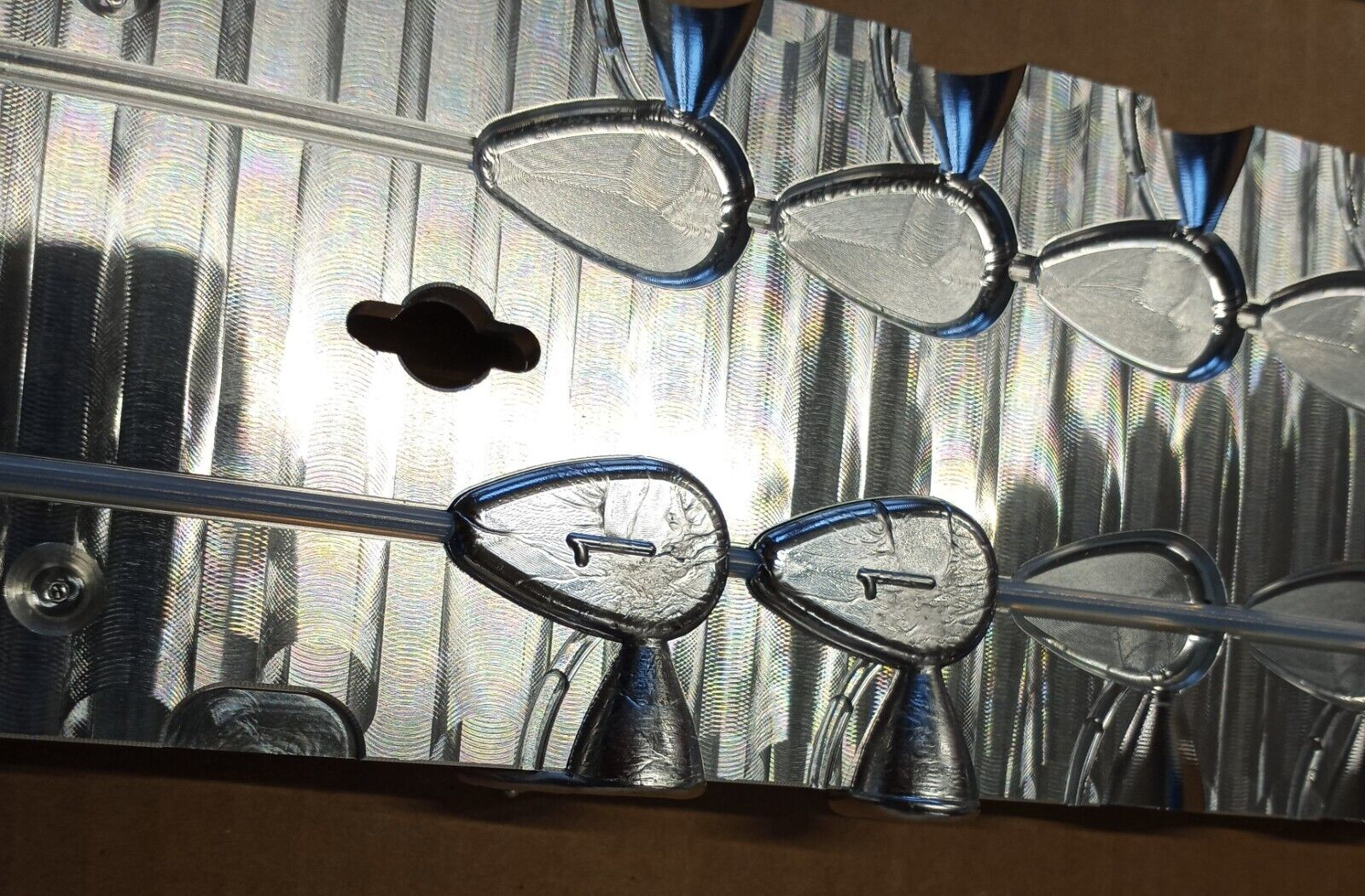 1 oz No Roll Sinker Mold - 16 CAVITY Production Mold