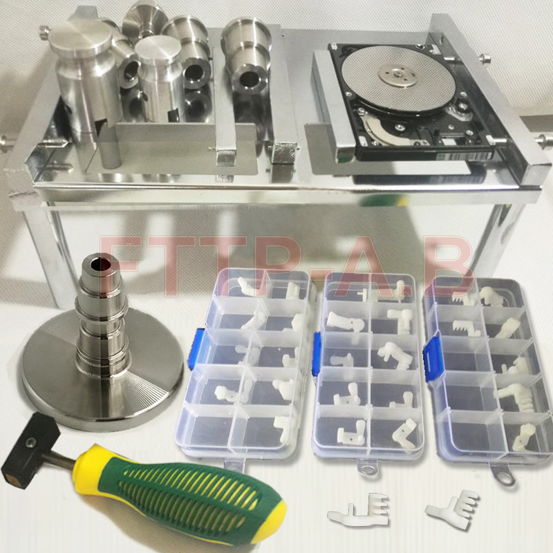 Computer HDD repair tool Kit/Fixed table+34 Pcs 2-level magnetic head comb+Other