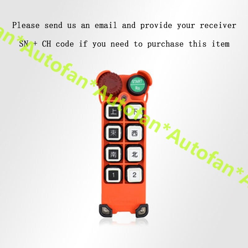 1PCS New F21-E2M-8 Industrial Hoist Wireless Remote Controller 2*Transmitters