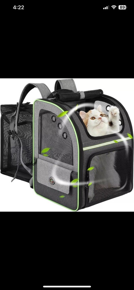 Cat Carrier Backpack Large Cat Backpack Carrier Soft Expandable Airline Approved