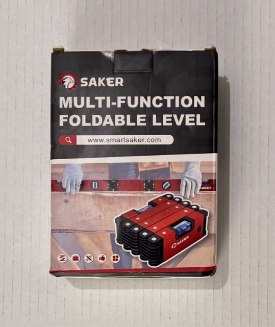 Saker 28" Foldable Level Tool, Multi-Angle Measuring & Precise Leveling Tool
