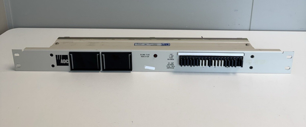 ADC DSX-FT20F Fuse Panel 19" Rackmount Power Distribution Unit Telecom