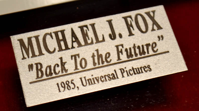 MICHAEL J. FOX Signed BACK TO THE FUTURE Prop, Autograph, FRAME, Global COA, DVD