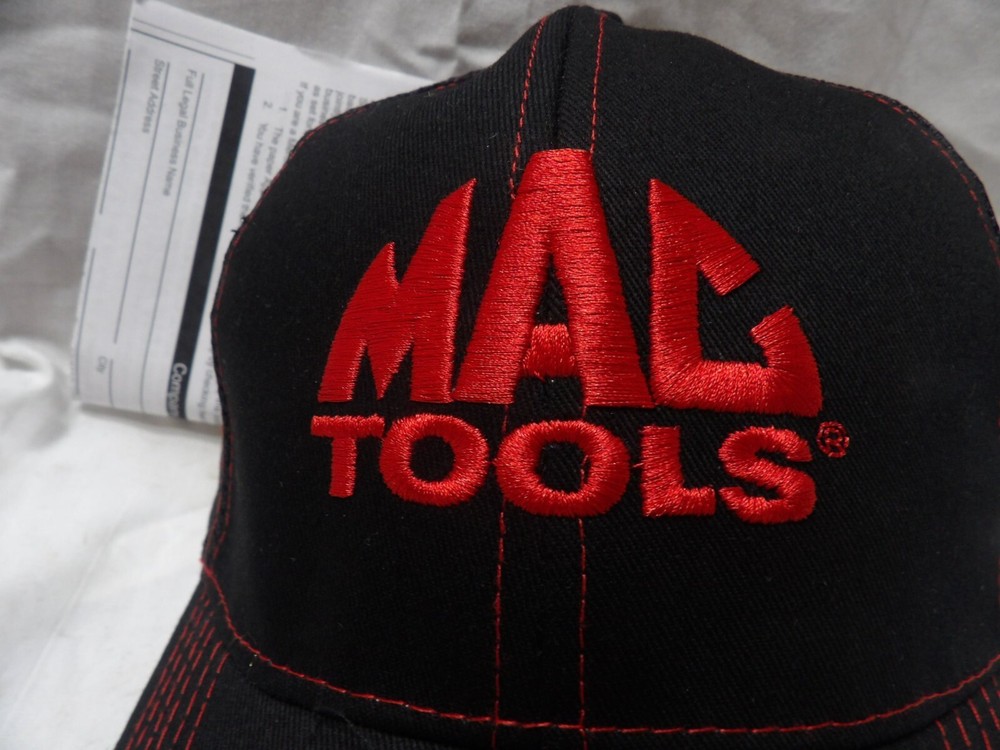MAC Tools Cap Red Stitching