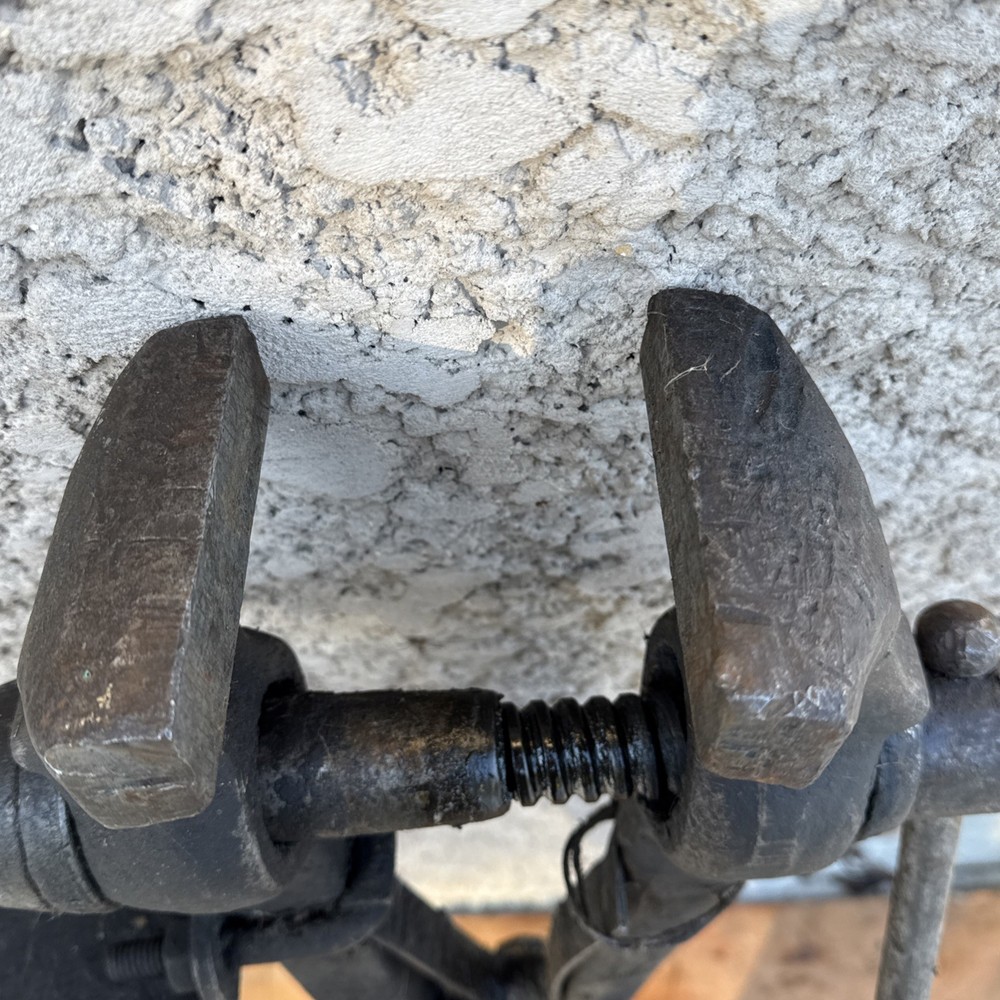 Vintage Blacksmith Leg Vise Post Vise Blacksmithing Tools