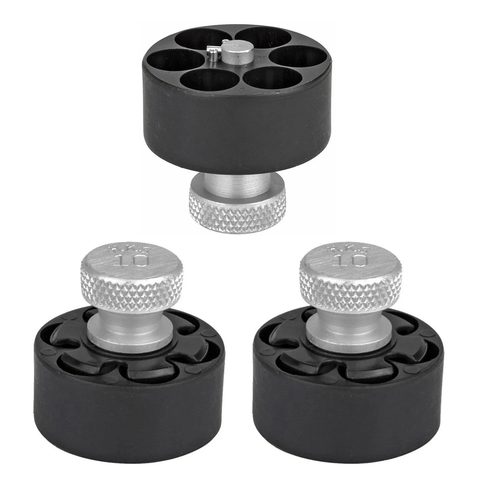 3 Pack HKS 10-A Speedloader 6 Shot for .38 / .357 - S&W - Taurus - Rossi Models