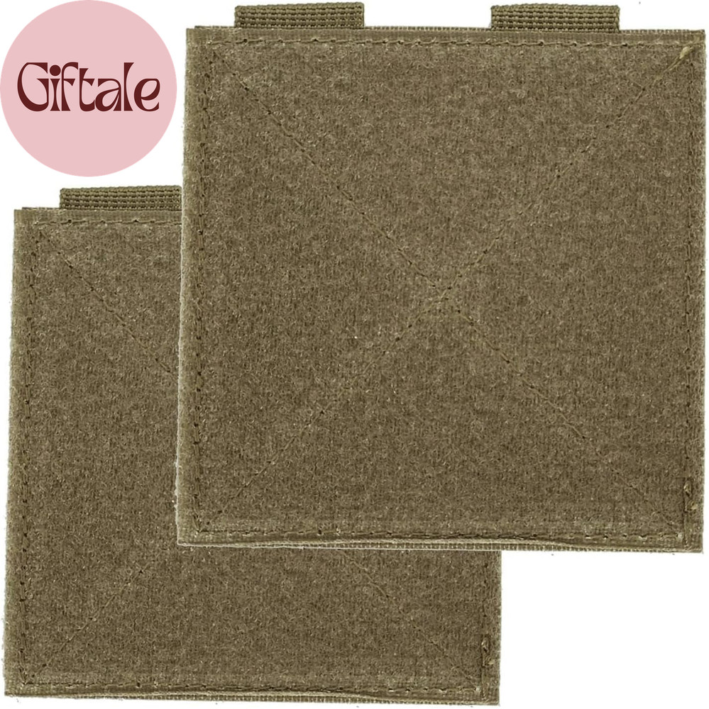 Molle Patch Panel,Hook&Loop Adapter Panel for Patch Badges,Tactical Molle Hook a