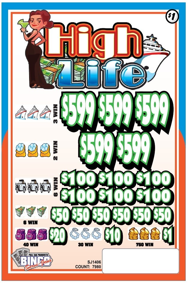 NEW pull tickets HIGH LIFE - Instant Tabs