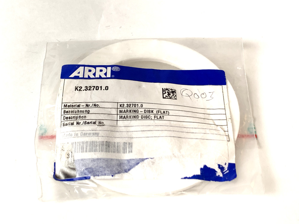 ARRI Flat Marking Disk for WCU-3 & Standard/2-Speed FF Knob