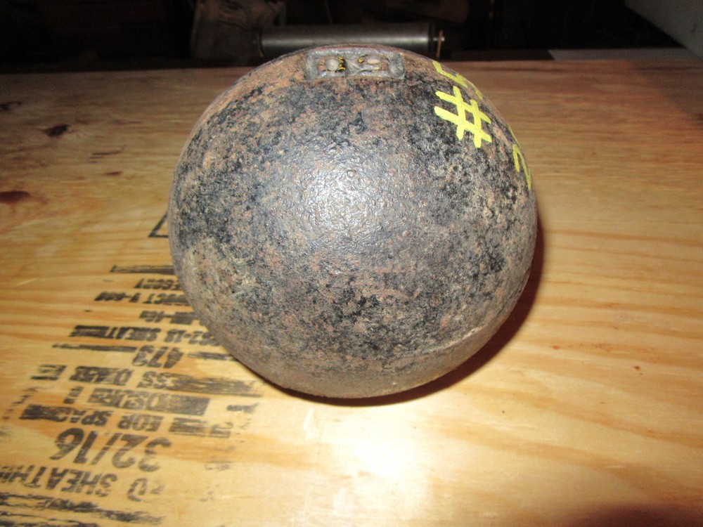 YORK Globe Half 50 Pound Glob Grip Number Side