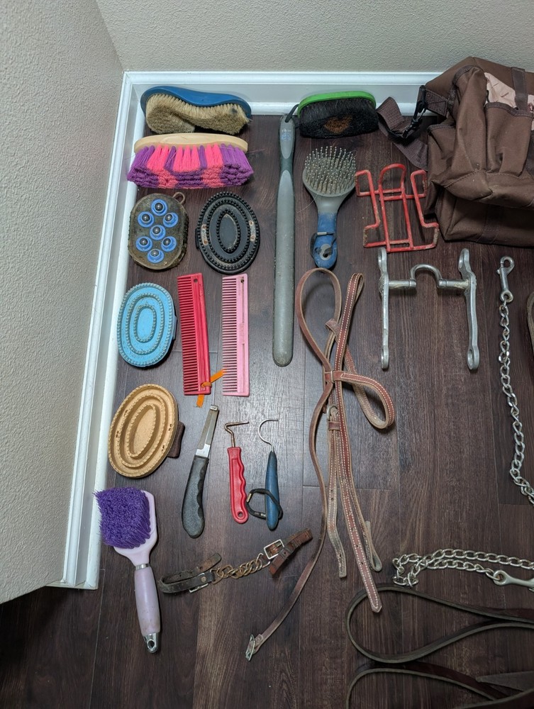 Large Tack Lot Over 30 Items!