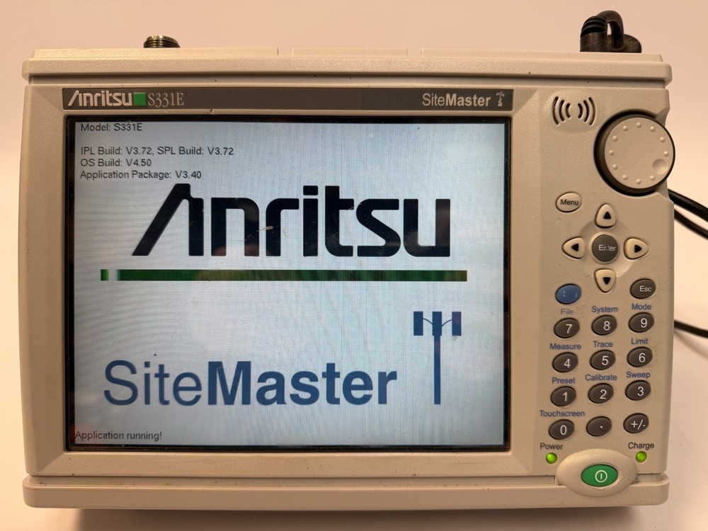 Anritsu Site Master S331E Cable & Antenna Analyzer w/ Case & Power Supply Tested
