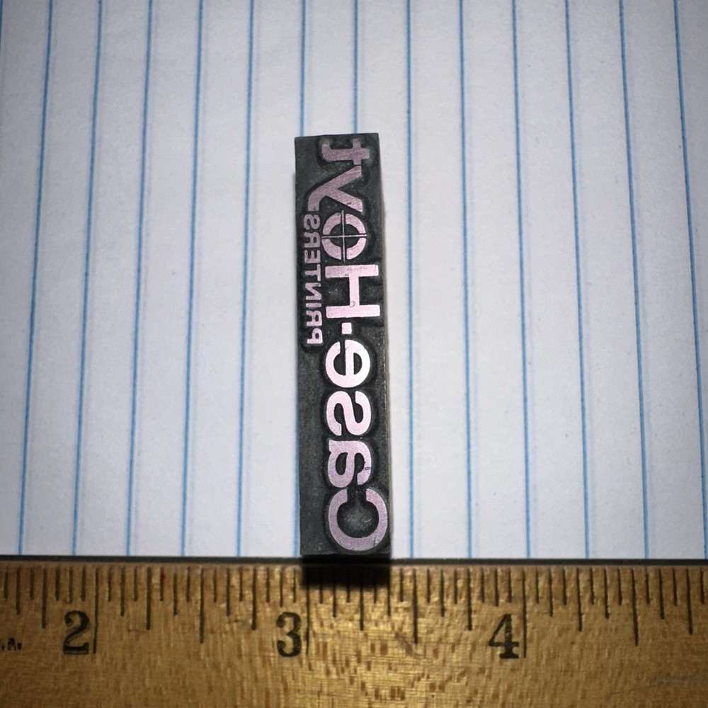 Printing Block ( Case. Hoyt Printers )