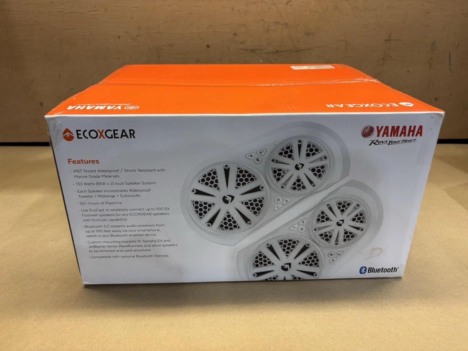 Yamaha 2021-2024 EX / EXR JetBlaster Footwell Speakers EcoxGear Bluetooth Audio