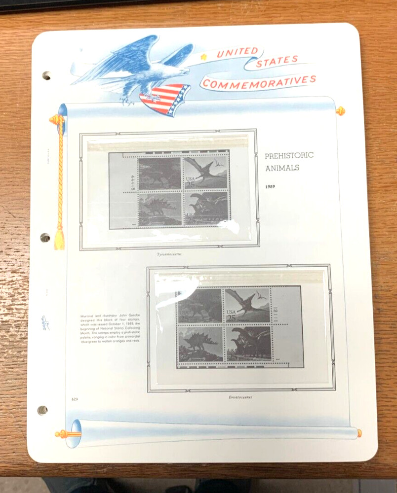 White Ace 82 Pages US Commem Plate Blocks 1987-91 Part 13 Nice Condition OOP |