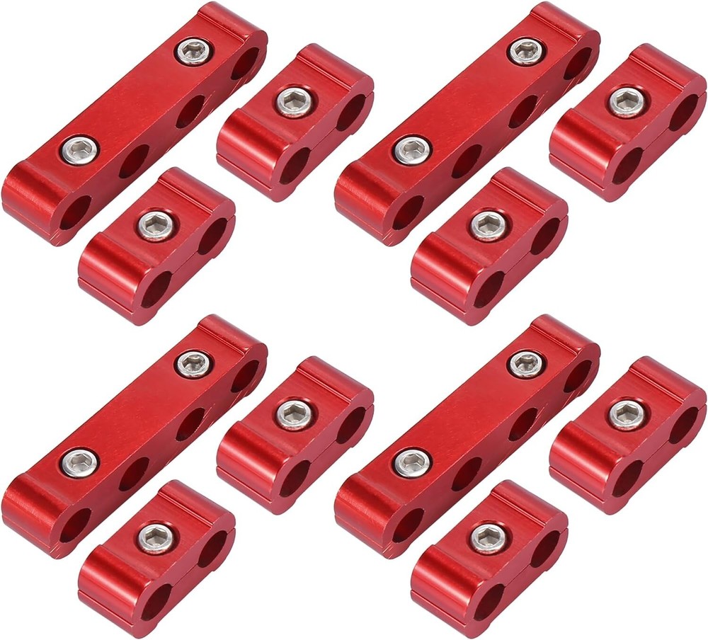 Red Engine Spark Plug Wire Separator Divider 8mm 9mm 10mm Spark Plug Wire Holder