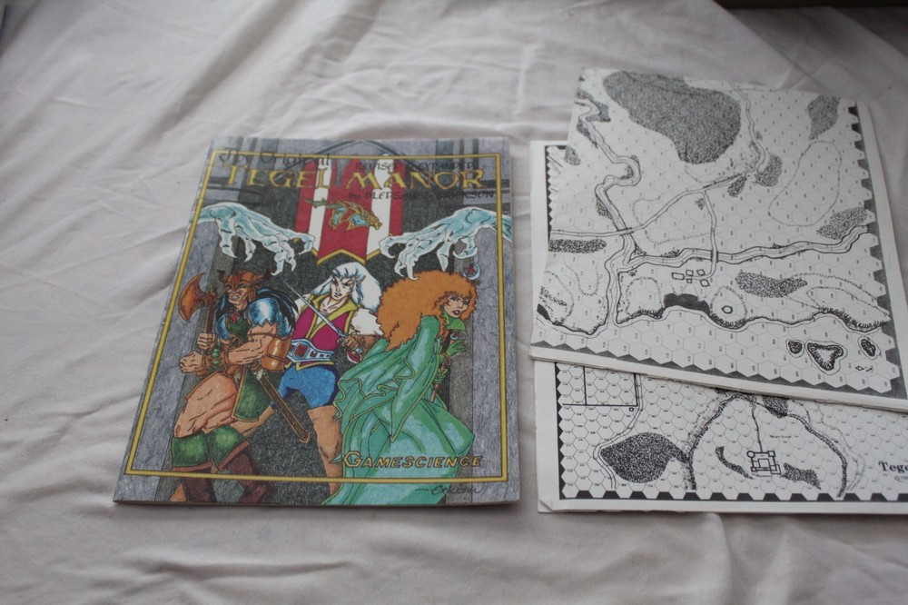 The Original Tegel Manor Revised Expanded Bledsaw Erickson 2 Player Maps Module