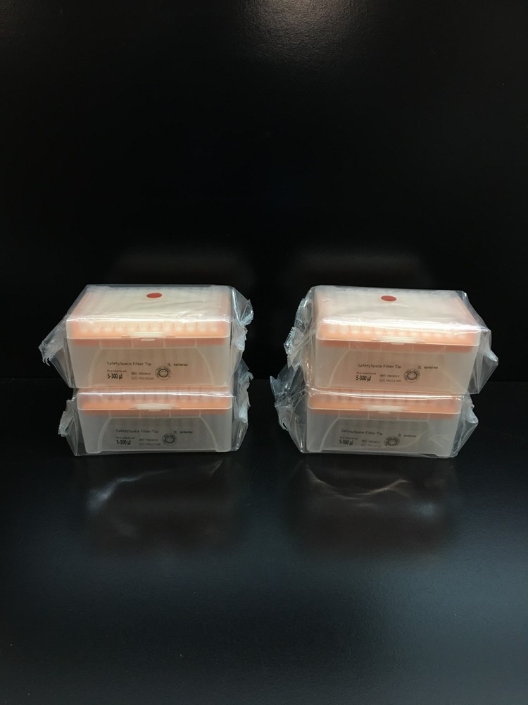 Sartorius REF 790301F Safety Space Filter Tip 300uL Lot 4 Racks