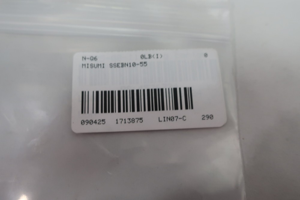 Misumi SSEBN10-55 Miniature Linear Guide Assembly