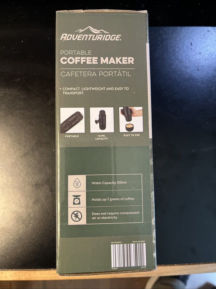 Adventuridge Portable Coffee Maker NIB!