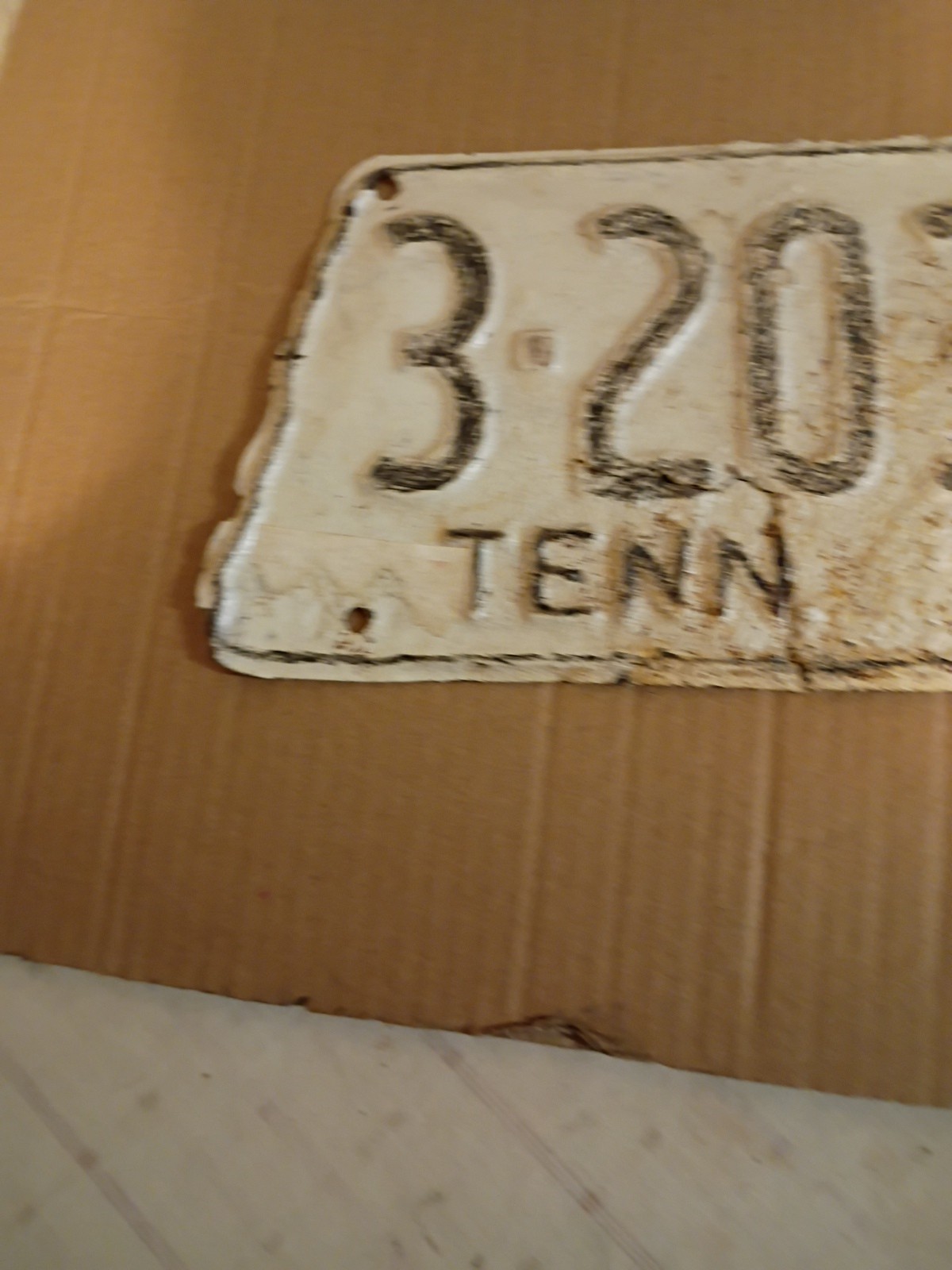 1950 Tenn. License Plate