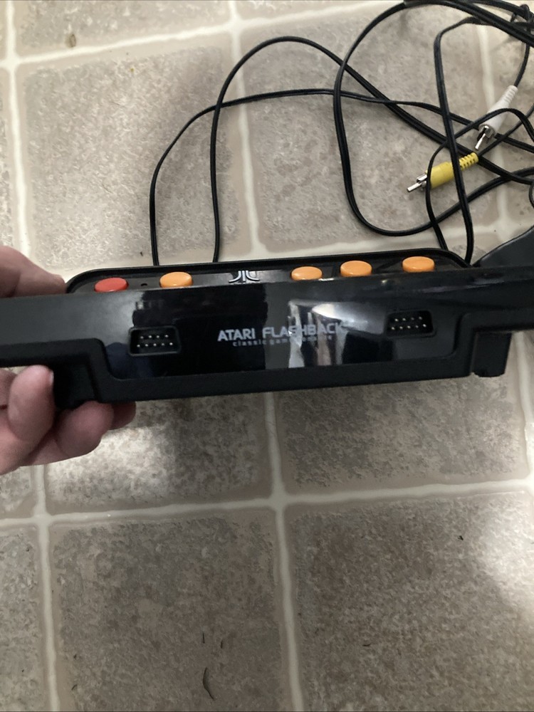 Atari Flashback Classic Video Game Replacement Console Black VG Works, Tested