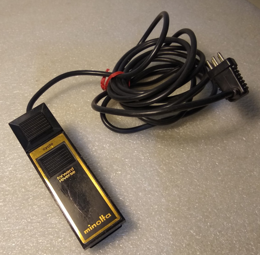 Minolta Cycle handheld Remote Control Controller Switch Forward Reverse 5 pin