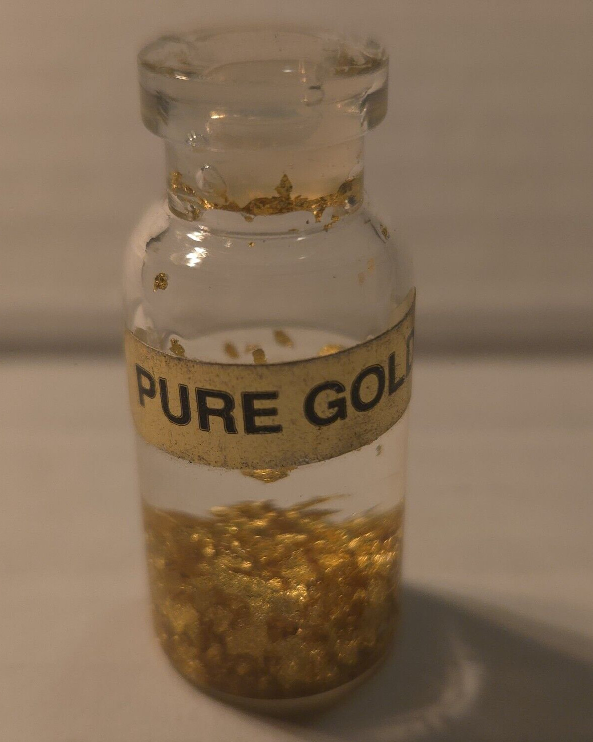 24k Pure Gold Leaf Flake Bottle Vial