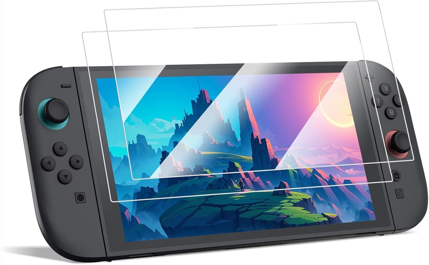 2-Pack Screen Protector for Nintendo Switch 2 (2025) 7.9'' Tempered Glass Film