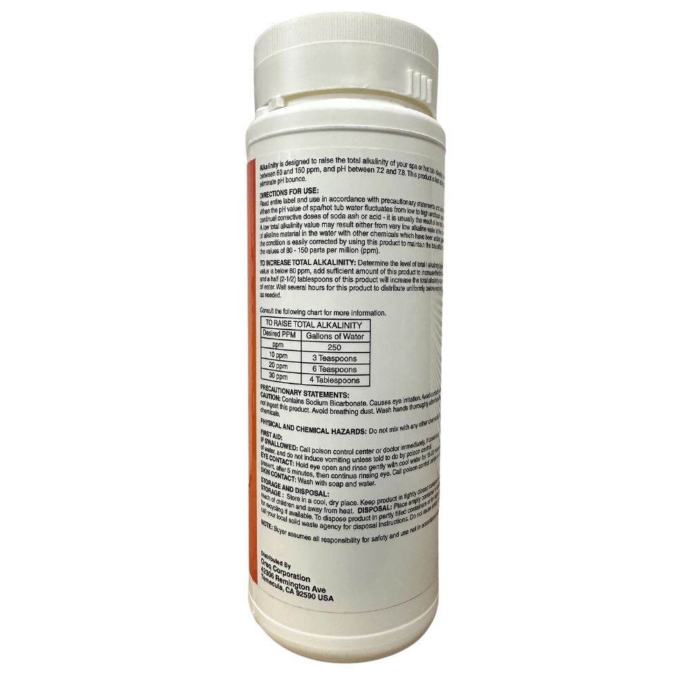 CSTA002 Clear Spa 104° Alkalinity 2lbs Oreq (4 Pack)