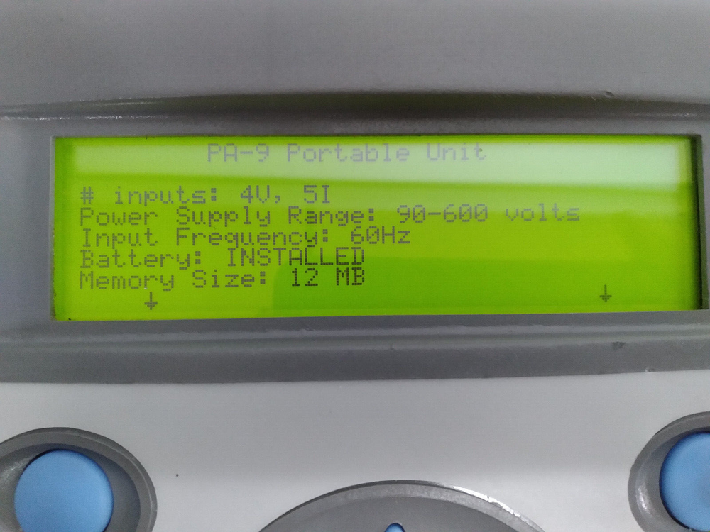 Megger PA-9 Wireless ~ Portable Power Quality Analyzer