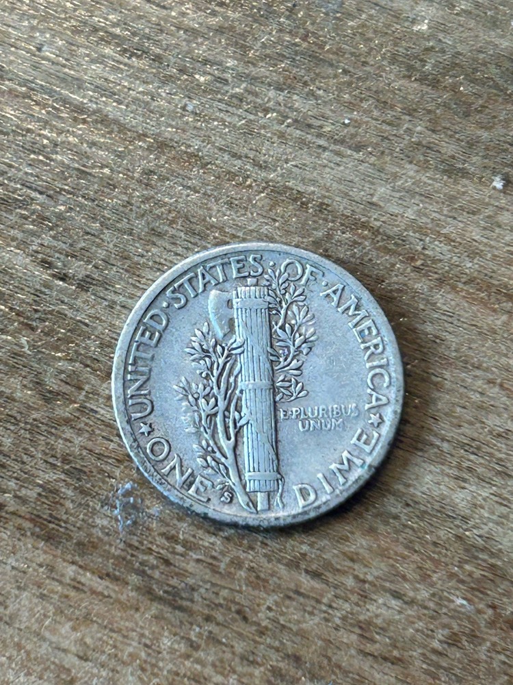 1937S Mercury Dime XF