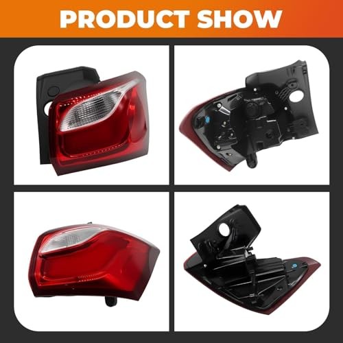 Passenger Side Tail Light Assembly Compatible with 2018-2021 Equinox Right