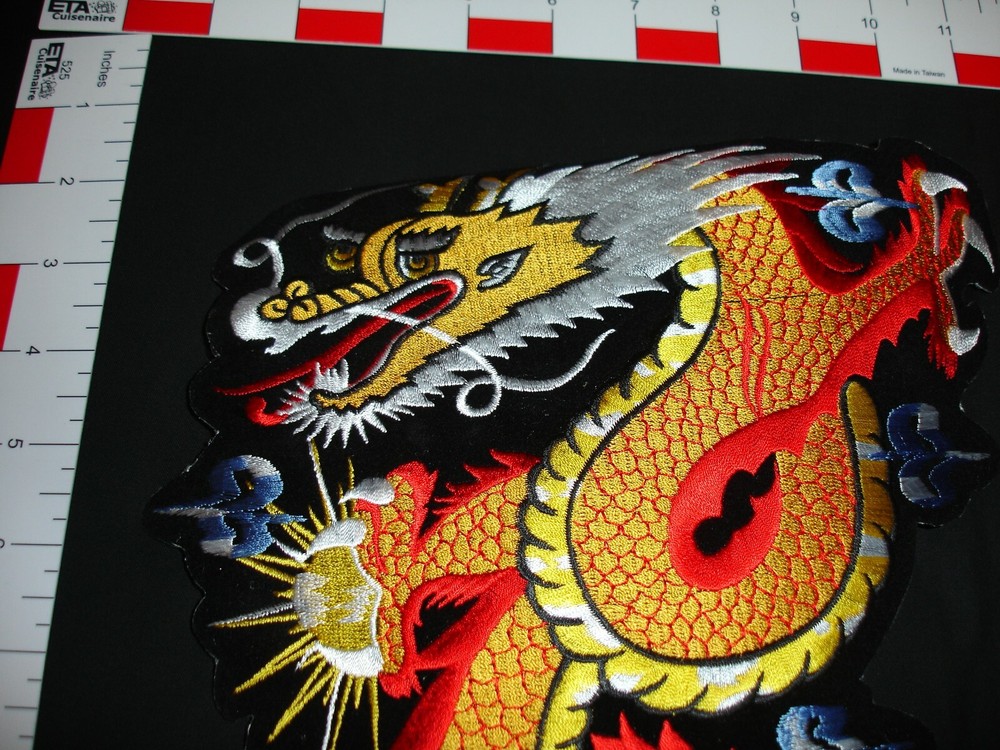 Dragon Patch yellow Very Large patch ...