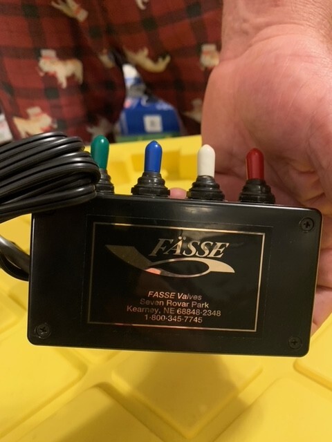 FASSE SPRAYER REMOTE CONTROL HYDRAULICS SWITCH ASSEMBLY