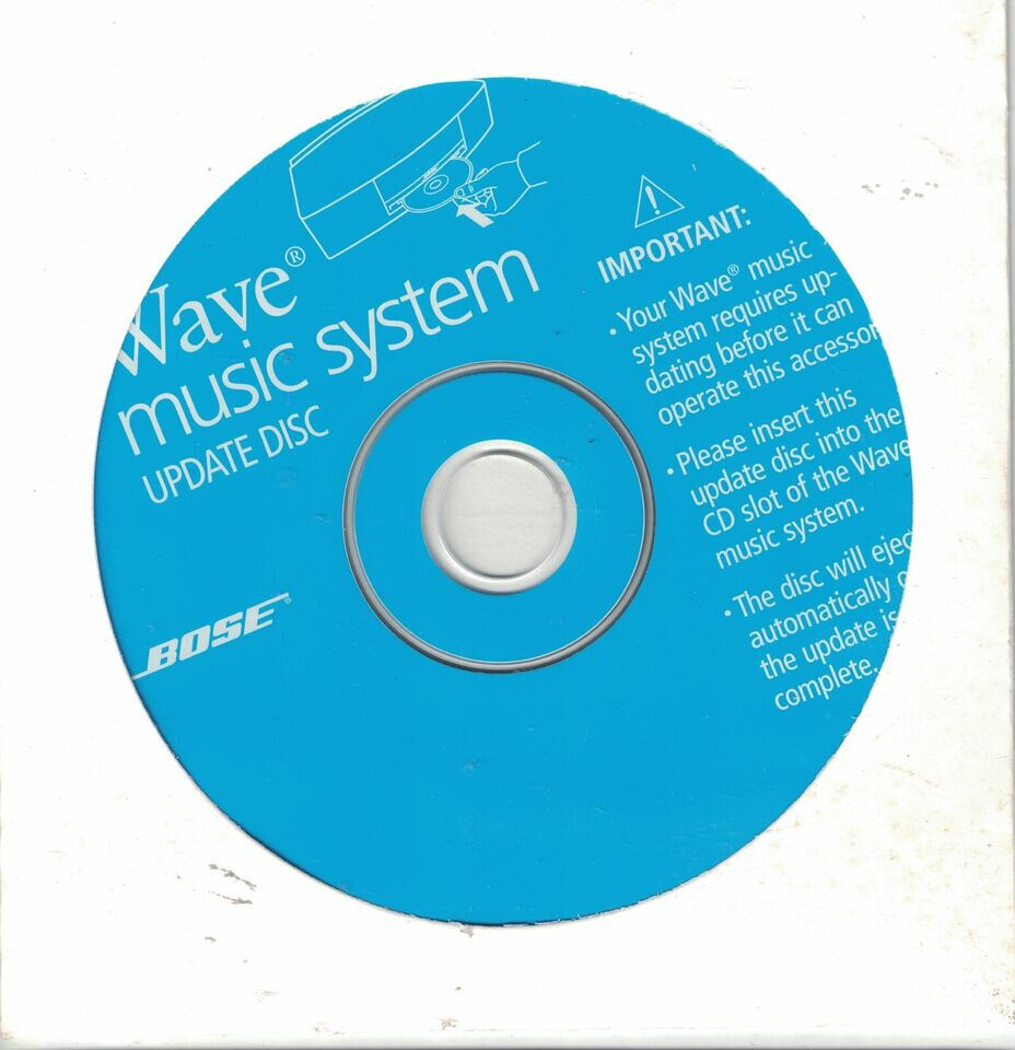 GENUINE Bose Wave Music System Multi-CD Disc Changer Update Disc - new sealed